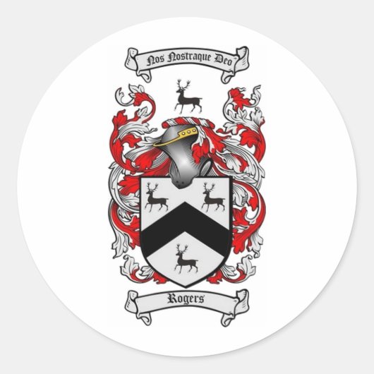 ロジャース家紋 ラウンドシール