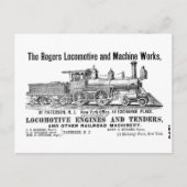 ロジャース機関車作品はがき ポストカード (正面)