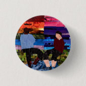 ロジャース氏とクレモンズ巡査 缶バッジ (正面)