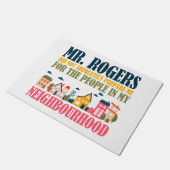 ロジャース氏は私の近所で私の準備をしなかった ドアマット (アングル)