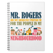 ロジャース氏は私の近所で私の準備をしなかった ノートブック (正面)