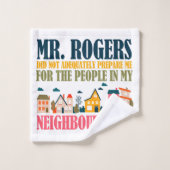 ロジャース氏は私の近所で私の準備をしなかった バスタオルセット (ウォッシュタオル)