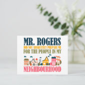 ロジャース氏は私の近所で私の準備をしなかった ポストカード (スタンド正面)