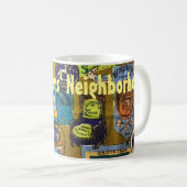 ロジャース氏ファンのマグ コーヒーマグカップ (正面右)