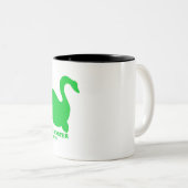 ロジャース湖モンスター ツートーンマグカップ (正面右)