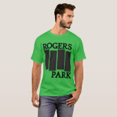 ロジャーズパーク ブラックフラグ Tシャツ (正面フル)