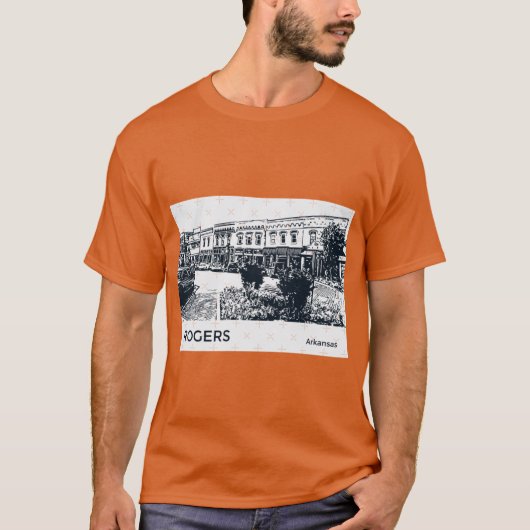 ロジャーズ アーカンソー州 Tシャツ (正面)