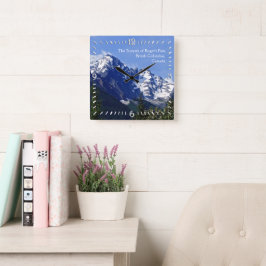 ロジャー峠の壁時計の頂上 スクエア壁時計