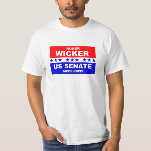ロジャー柳細工のミシシッピー米国の上院2018年 Tシャツ (正面)