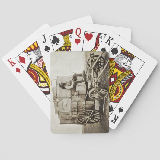 ロジャー・フェントンの写真ワゴン写真現実主義 トランプ (裏面)