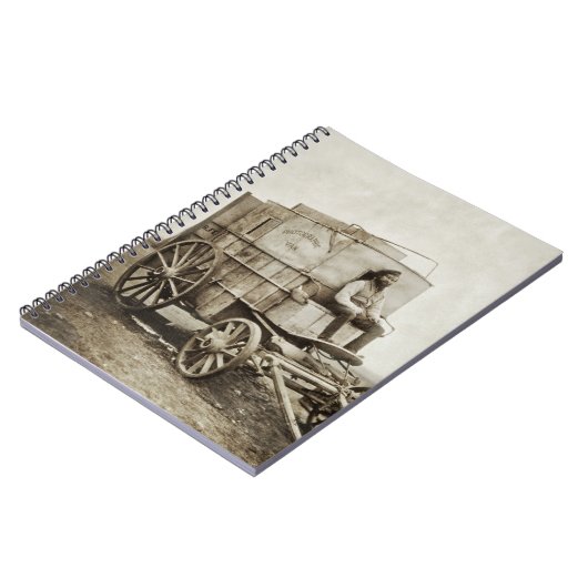 ロジャー・フェントンの写真ワゴン写真現実主義 ノートブック (左側)