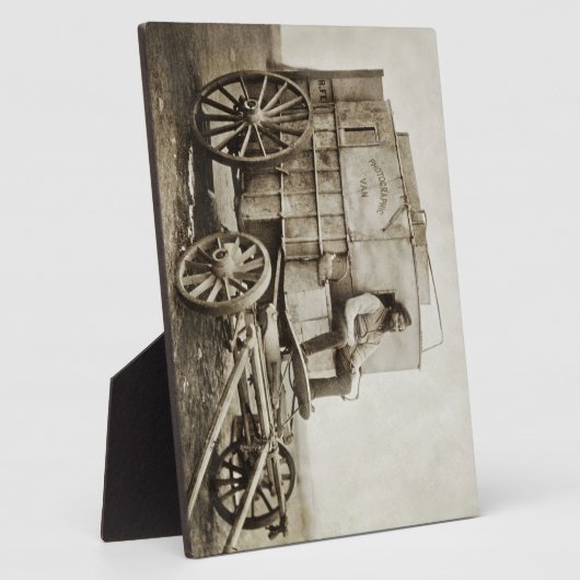 ロジャー・フェントンの写真ワゴン写真現実主義 フォトプラーク (側面)