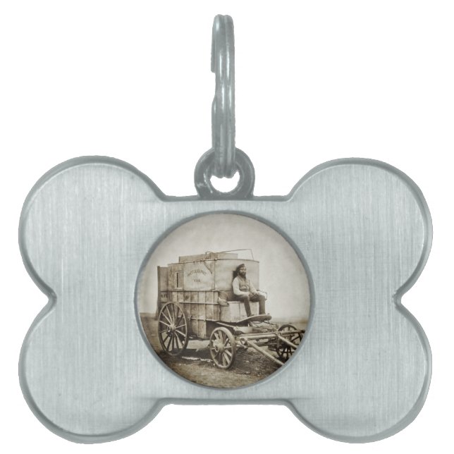 ロジャー・フェントンの写真ワゴン写真現実主義 ペットネームタグ (正面)