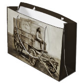 ロジャー・フェントンの写真ワゴン写真現実主義 ラージペーパーバッグ (裏面アングル)