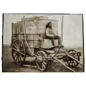 ロジャー・フェントンの写真ワゴン写真現実主義 ラージペーパーバッグ (裏面)