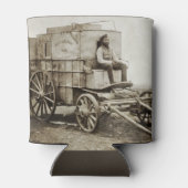 ロジャー・フェントンの写真ワゴン写真現実主義 缶クーラー (裏面)