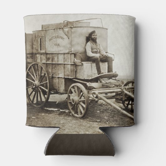 ロジャー・フェントンの写真ワゴン写真現実主義 缶クーラー (裏面)