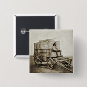 ロジャー・フェントンの写真ワゴン写真現実主義 缶バッジ (正面&裏面)