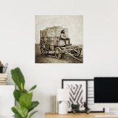 ロジャー・フェントンの古い西側写真車 ポスター (ホームオフィス)