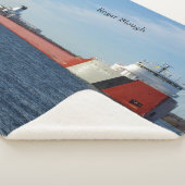 ロジャー・ブラウ・シャーパ毛布 シェルパブランケット (3/4)