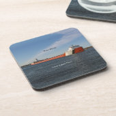 ロジャーBoughセット6懸命プラスチックばいせん コースター (左側)