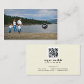 ロジャーMathisの写真撮影、家族カード 名刺 (正面/裏面)