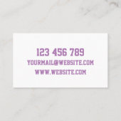 ロジン整備士名刺 名刺 (裏面)