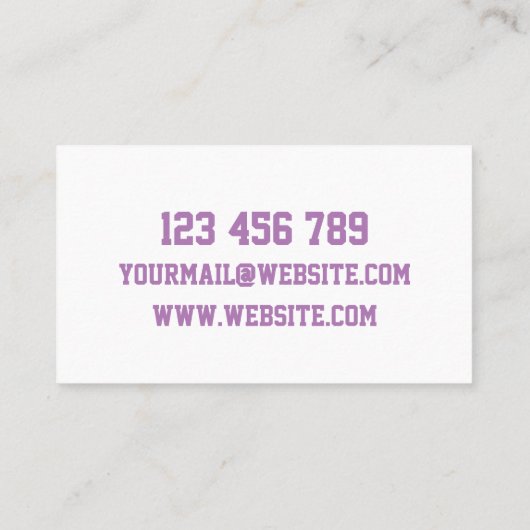 ロジン整備士名刺 名刺 (裏面)