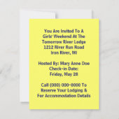 ロジーザリヴェッターWE CAN GARLS FRIENDS's招待状 招待状 (裏面)