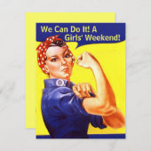 ロジーザリヴェッターWE CAN GARLS FRIENDS's招待状 招待状 (正面/裏面)