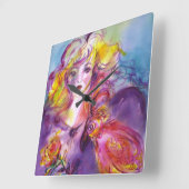 ロジーナ スクエア壁時計 (傾斜)