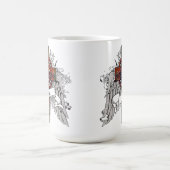 ロスのタータンチェックの十字 コーヒーマグカップ (中央)