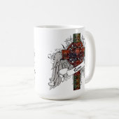 ロスのタータンチェックの十字 コーヒーマグカップ (正面右)