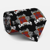 ロスのタータンチェックの盾 ネクタイ (ロール)