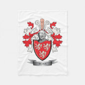 ロスの家紋の紋章付き外衣 フリースブランケット (正面)