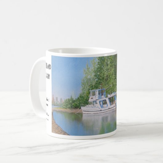 ロスの島の礁湖のマグ コーヒーマグカップ (正面左)