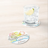 ロスの島橋ポートランドコースター ラウンドペーパーコースター (インサイチュ)