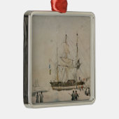 、ロスの探険パックで歩きます1842年 メタルオーナメント (右)