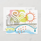 ロスアイランドブリッジポートランドポストカード ポストカード (正面/裏面)