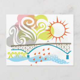 ロスアイランドブリッジポートランドポストカード ポストカード