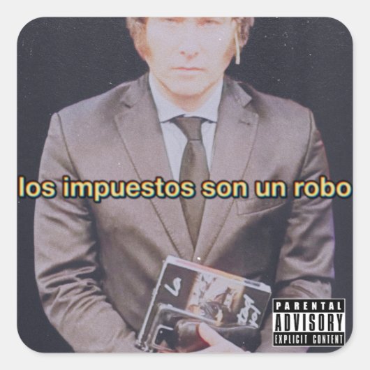 ロスインセストスソンウンロボハビエル美麗ステッカー スクエアシール (正面)