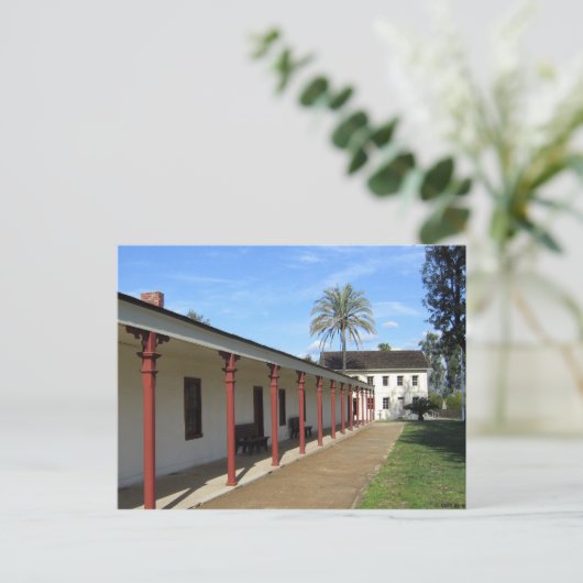 ロスエンシノスヒストリックカリフォルニアアドビポストカード ポストカード (スタンド正面)