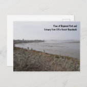 ロスオソスCAエルフィンフォレストからの河口のビュー ポストカード (正面/裏面)