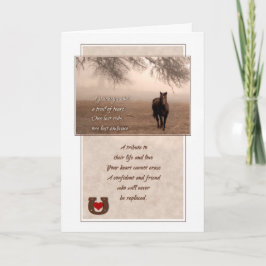ロスオブアホースセピアヒュズペット悔やみや弔慰 カード