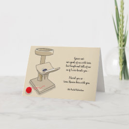 ロスオブペットキャットリチャードソン引用文カスタム悔やみや弔慰 カード