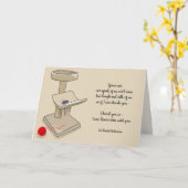 ロスオブペットキャットリチャードソン引用文カスタム悔やみや弔慰 カード (黄色い花)