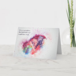 ロスオブペットバードマコーカスタム悔やみや弔慰 カード