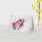 ロスオブペットバードマコーカスタム悔やみや弔慰 カード (黄色い花)