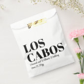 ロスカボスカスタムへの目的地の結婚式へようこそ フェイバーバッグ (封をした状態)