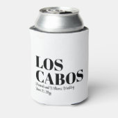 ロスカボスカスタムへの目的地の結婚式へようこそ 缶クーラー (缶裏面)